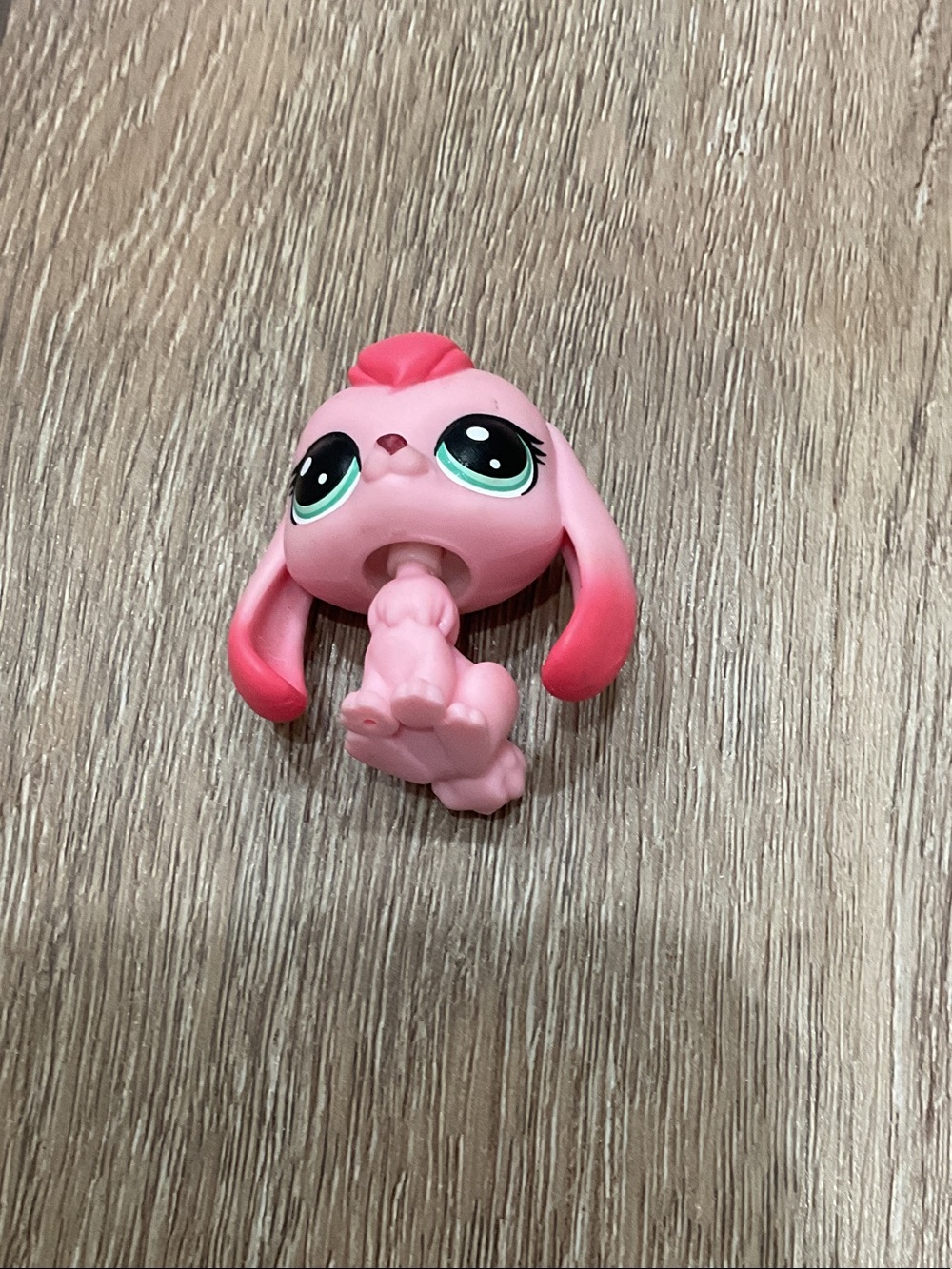 Pink Small Pets Figurine Toy - Cute Pink Bunny